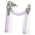 thumbnail image 3 of Kit de arco de flores artificiales para boda, guirnalda de rosas falsas, fondo floral Púrpura, 3 of 9