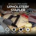 thumbnail image 2 of Master Mechanic 20 Gauge Pneumatic Fine Wire Stapler Holds 100 Fasteners, 2 of 7