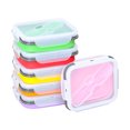 thumbnail image 5 of Wamans Lunch Containers for Adults Single Foldable Silicone Storage Box Microwave Lunch Box Outdoor Lunch Box Clearance Items, 5 of 5
