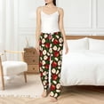 thumbnail image 6 of Lsque Red Fruit Print Women's Pajama Pants, Lounge Pant - Comfortable Home Wear,Elastic Waistband, Stylish Design-XX-Large, 6 of 9