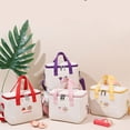 thumbnail image 2 of VONKY Convenient Lunch Handbag With Waterproof Fabric Moms Small Stature And Large Storage Capacity Diaper white, 2 of 6
