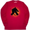 Inktastic Ice Hockey Goalie Sports Long Sleeve T-Shirt Silhouette Team Member