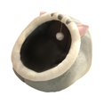 thumbnail image 1 of Lit Grotte en Peluche pour Animal avec Capuchon, Beigne pour Chat, Faux Gris m, 1 of 8