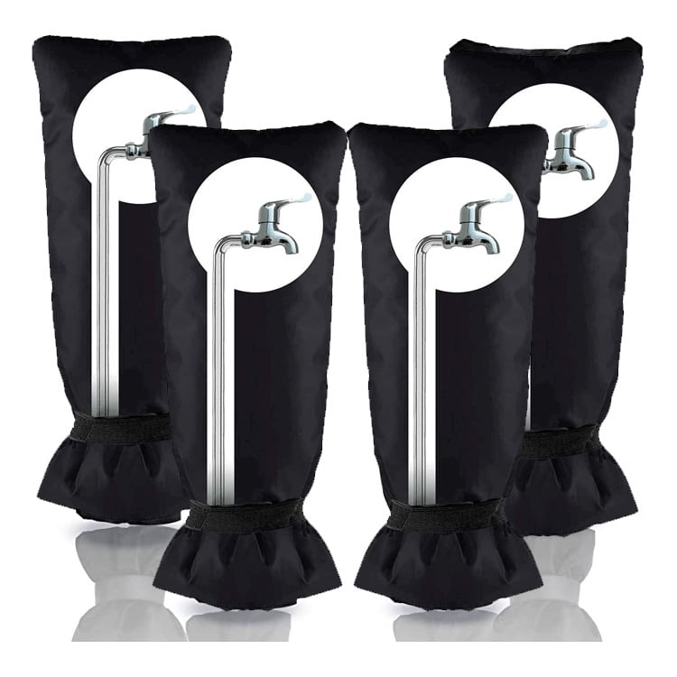 4Pack Outdoor Faucet Covers Insulated Protector for Winter Cold Weather