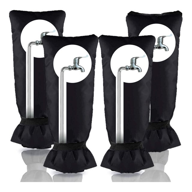 4Pack Outdoor Faucet Covers Insulated Protector for Winter Cold Weather