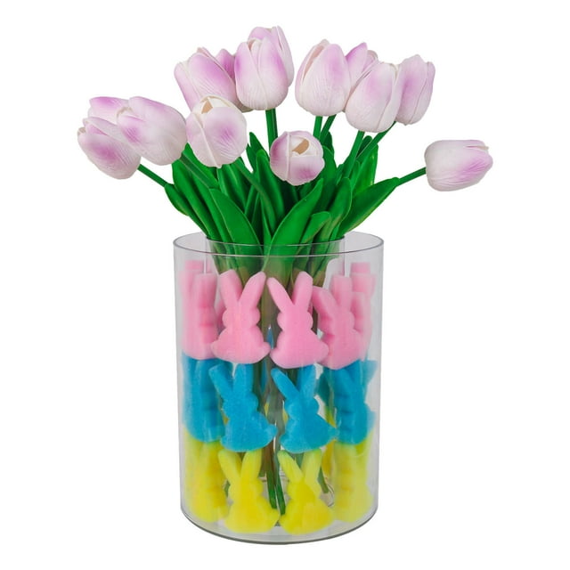 Easter Bunny Foam Rabbit Figurine High Elasticity Craft Bunny for Flower Arranging and DIY Decorations