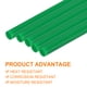 thumbnail image 3 of Uxcell Varillas de Plástico ABS Estireno Barra Redonda Sólida para Modelos de DIY para Juguetes de Construcción Fabricación de Modelos Arquitectónicos Verde 7/25" x 16", 3 of 7
