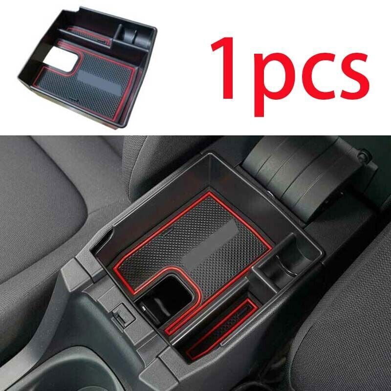 Pieliz Gray Synthetic Leather Center Console Armrest Cover For Toyota Corolla 2014-2019 - Easy Installation, 1-Year Warranty