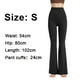 thumbnail image 2 of Pantalones de yoga acampanados para mujer, pantalones de cintura alta con realce de glúteos y pierna ancha, pantalones deportivos de fitness - negro628, 2 of 5