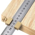 thumbnail image 2 of 3 Sets Metric -sided Steel Ruler Limited Block Positioning Intuitive Design, 2 of 8