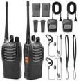 thumbnail image 1 of Lostrain Radios de Comunicacion, Walkie-Talkies Inal&aacute;mbricos 16 Canales Altavoces con Micr&oacute;fono,Intercomunicador Profesional Impermeable con Led,Ahorro de Energ&iacute;a para, 1 of 7