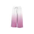 thumbnail image 4 of TIREOW Kids Girls Straight Leg Pants Baggy Sweatpants with Pockets Classic Gradient Cinch Bottom Athletic Comfy Lounge Joggers High Waisted Trousers Sweat Pants, 4 of 5
