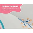 thumbnail image 5 of NTBED 3-Piece Kids Comforter Set Twin Zipper Bedding for Girls, Rainbow Comforter with Flower Pattern (Beige), 5 of 8