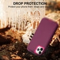 thumbnail image 2 of Case for iPhone 11 Pro, Rugged Durable Defender Heavy Duty 3 in 1 Shockproof Bumper Full Body Protective Cover Phone Case for iPhone 11Pro 5.8'' Display (Wine), 2 of 8