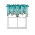 thumbnail image 2 of 1 Solid Faux Silk Swag Waterfall Ascot Window Valance w/Tassels 55" x18" WAVE, 2 of 3