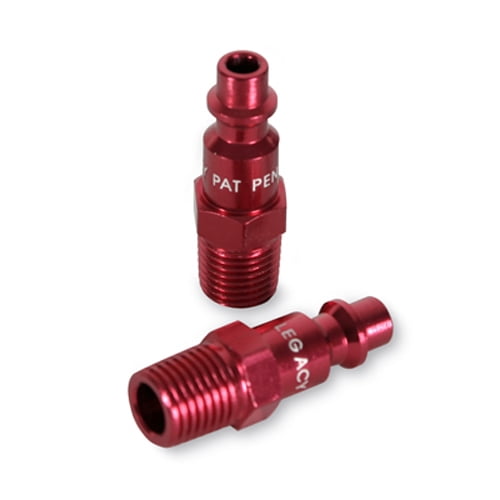 Legacy A73440D-2PK D 1/4" Red Plug 1/4" MNPT 2Pk