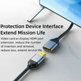 thumbnail image 3 of HD 2.1 Extension Male to Female Cable 8k 60Hz/4k 144Hz/2k 165Hz HD HD Cable Supports Dynamic HDR for TV, Displays, Projectors, 3 of 7