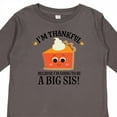 thumbnail image 4 of Inktastic Thanksgiving Big Sis Announcement Girls Long Sleeve Toddler T-Shirt, 4 of 5