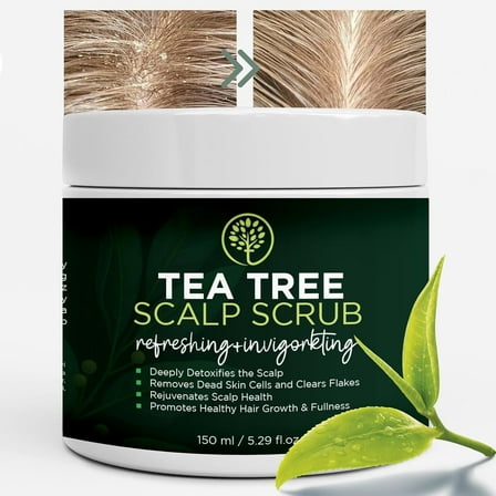 Tea Tree Scalp Scrub | Antifungal Itchy Scalp Treatment