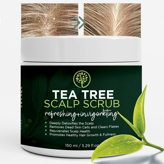 Tea Tree Scalp Scrub | Antifungal Itchy Scalp Treatment