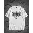 thumbnail image 1 of Totem Pattern Men's Street Style T-shirt For Summer Outdoor, Gift For Men, Men's Clothing, 1 of 5