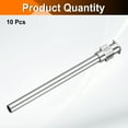thumbnail image 3 of 10pcs Dispensing Needles 8 Gauge 4 Inch Stainless Steel Blunt Tip Luer Connector for Refilling Glue Oil Thick Liquids Ink Lab Use, Silver, 3 of 6