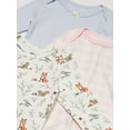 thumbnail image 3 of Hudson Baby Cotton Long-Sleeve Bodysuits, 5-Pack, Newborn- 24 Months, 3 of 10