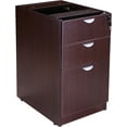 thumbnail image 2 of Boss Office Products Mocha 71 inch Executive L-Shape Corner Desk with Dual File Storage Pedestal, 2 of 2