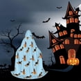 thumbnail image 6 of Honeii German Shepherd Dog Print Poncho Cape, Cloak Coat, Snuggly Hooded Wearable Blanket, Hooded Cape For Teenagers,Halloween Costumes-Large, 6 of 7