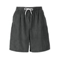 thumbnail image 6 of Garbnen Men's Corduroy Shorts Elastic Waist Wide Leg Athletic Shorts Men Lightweight Big and Tall Basketball Outdoor Bermuda Shorts for Men with Pockets Gray L, 6 of 9