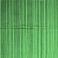 thumbnail image 1 of Ahgly Company Indoor Square Abstract Emerald Green Contemporary Area Rugs, 6' Square, 1 of 4