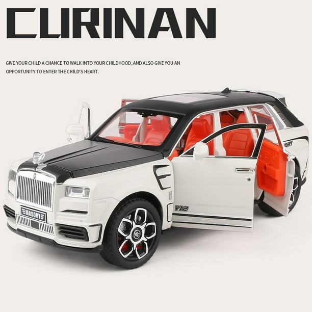 1:24 Rolls Royce Cullinan Masory SUV aleación Luxy coche modelo Diecast Metal juguete coche modelo simulación sonido y luz regalo para niños