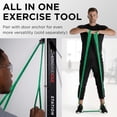 thumbnail image 5 of THERABAND CLX Resistance Band, Loops, Home Workout, Full Body, Level 4, Green, Heavy, 4.6 lbs. Resistance, 5 Foot, 5 of 10