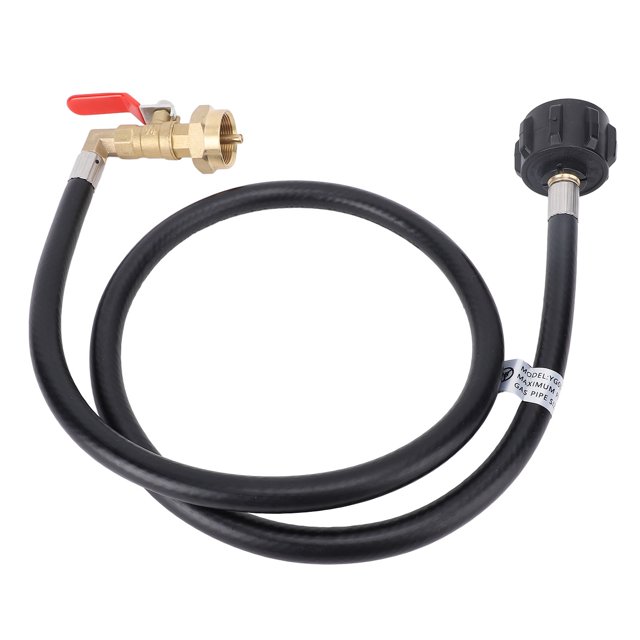 Tuyau Adaptateur de Réservoir de Gaz, Tuyau de Recharge de Réservoir de Gaz Robuste Convivial Sûr pour Foyers