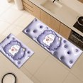 thumbnail image 3 of HCBY 2 Pieces Diatomite Visual Floor Mats Set,Bath Mat Non Slip Absorbent Mats for Tub Shower Bath Room Washable, 3 of 6