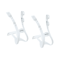 Soma Oppy XX 2-Strap Toe Clips White S/M Pair Track Fixed Gear Road Bike