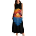 thumbnail image 3 of Vinyl Sunset Long Dress dress party night womans clothing wom dress luxury eving dresses for wom02, 3 of 7