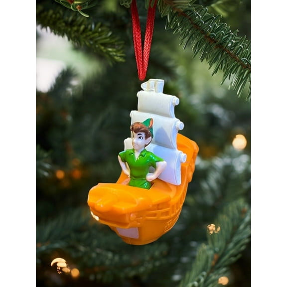 Disney Peter Pan Christmas Ornament Disneyland 40th Ann. Fantasmic view finder