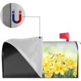 thumbnail image 5 of Beautiful Spring Flowers Mailbox Cover Magnetic Standard Size Letter Post Box Cover Wrap Oversize Decoration Welcome Home Garden Outdoor 21" Lx 18" W, 5 of 6