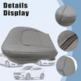 thumbnail image 6 of HUONA 2Pcs Car Seat Cover Mircrofiber Leather Driver/Passenger Side Bottom Seat Cover Compatible for Lexus LX470 1998-2007, 6 of 8