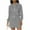 Gray, variant on Women's 2 Piece Skirt Sets Golf Tennis Skorts Half Zip Long Sleeve Sweatshirts Athletic Casual Outfits Tracksuit, M