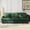 Green-Corduroy, variant on 86" Modern Corduroy Sofa, 27" Deep Seat Couch with 2 Pillows,Modern Cloud Sofa Love Seat with Removable Cover for Living Room and Apartment