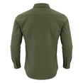 thumbnail image 6 of Vetsdori Mens Linen T-Shirts Winter Long Sleeve Button down Outdoor Casual Pocket Stand-up collar Plain Tops for Men, 6 of 9
