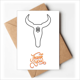 thumbnail image 1 of Bol Totem patron de geometria Nota en blanco del sobre de la tarjeta de agradecimiento, 1 of 4