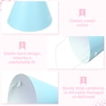 thumbnail image 3 of Uxcell 20Pcs Mini Birthday Party Hats, Colorful Paper Party Hat, Adjustable Cone Caps Birthday Decorations for Stuffed Animals Adults Parties Supplies Wedding Celebration, Light Blue, 3 of 6