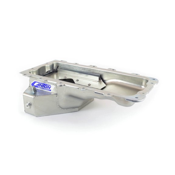 Canton 15-784 Oil Pan Road Race T-Sump - 7 qt - 6-1/4 in Deep - Steel - Cadmium