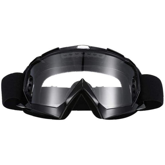 Motocross Goggles, Anti-Scratch Dustproof Bendable UV400 Eyewear Padded Soft Thick Foam Sports Scratch Anti-UV