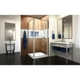 thumbnail image 2 of DreamLine Flex 32 in. D x 32 in. W x 74 3/4 in. H Semi-Frameless Pivot Shower Enclosure and White Base in Brushed Nickel, 2 of 14