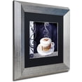 thumbnail image 2 of Trademark Fine Art "Cafe Blue II" Canvas Art by Color Bakery Black Matte, Silver Frame, 2 of 4
