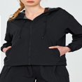 thumbnail image 2 of LYMAYTER Women's UPF 50+ UV Sun Protection Lightweight Athletic Running Zip Up Hoodie Outdoor Jackets S-XL, 2 of 9